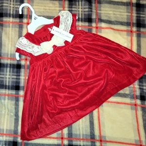 NWT JANIE AND JACK VELVET DRESS 12-18 MONTH